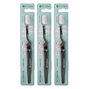 닥터치카 치과 펜그립 칫솔 3.0, 3개, 1개입