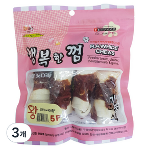 행복한껌 강아지간식 5p, 오리고기, 3개