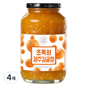 초록원 제주감귤잼, 1kg, 4개