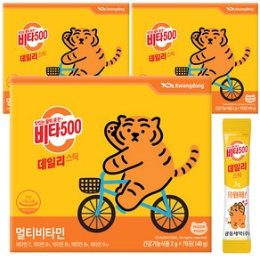 비타500 데일리 스틱 멀티비타민, 140g, 3개