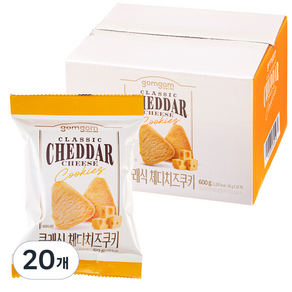 곰곰 클래식 체다치즈쿠키, 60g, 20개