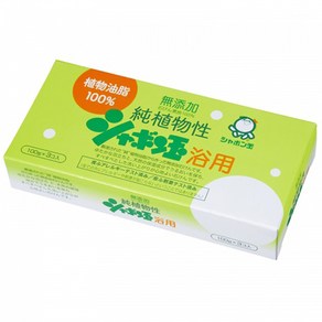 샤본다마 순식물성비누 세트, 100g, 3개입