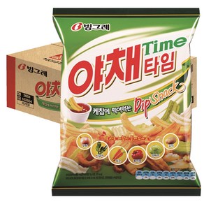 빙그레 야채타임 DIP스낵, 70g, 16개