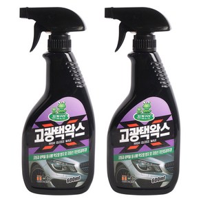 청개구리 고광택왁스, 600ml, 2개