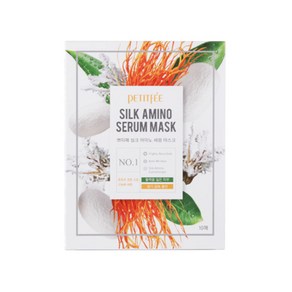 쁘띠페 실크 아미노 세럼 마스크팩 25g, 10개입, 1개