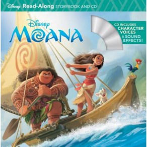 Moana Read-Along Stoybook & CD Papeback, Disney Pess