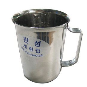 천성정밀 스테인레스 계량컵 250ml