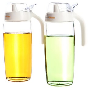 시노글라스 원터치 오일병 화이트, 500ml, 2개