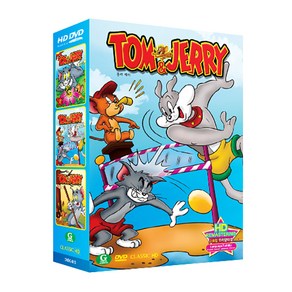 톰과 제리 3종 풀 패키지 HD 업그레이드 TOM AND JERRY 1-3, 3CD