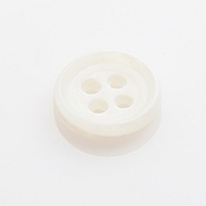 HR빅버튼 투어 단추 18mm, 화이트, 12개