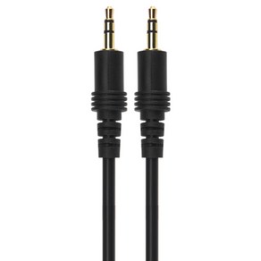 칼론 고급형 스테레오케이블 AUX선 10m, Steeo AUX cable, 블랙