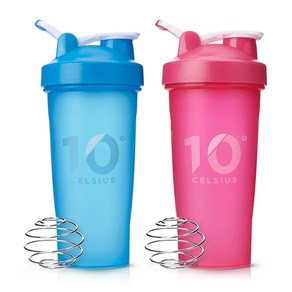 10도씨 블렌딩 쉐이커 보틀 600ml x 2p 세트