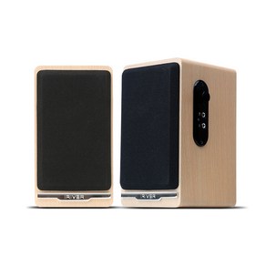 아이리버 2채널 프리미엄 스피커 WOOD BLOCK, IR-S50, 베이지