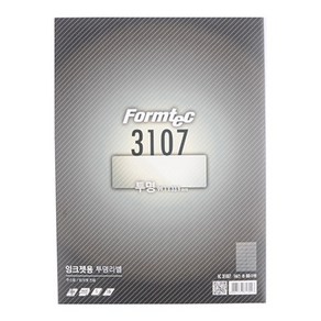 폼텍 전산라벨 IC-3107 잉크젯 투명 라벨지 5p, 16칸, 1개