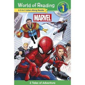 World of Reading Marvel 3-In-1 Listen-Along Reader