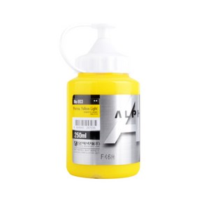 알파색채 실버레벨 아크릴물감 S1 903 Pemanent Yellow Light, 250ml, 1색