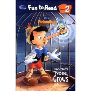 Disney Fun to Read Level 2-04: Pinocchio's Nose Gows (Pinocchio), 투판즈