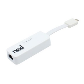 넥시 USB3.1 C타입 to LAN 기가비트 유선랜카드 플랫타입, NX-FU31L, 단일