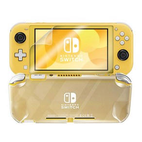 OIVO 닌텐도 SWITCH Lite 3in1 클리어화이트 크리스탈 커버킷, 1세트