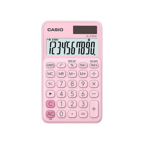 카시오 휴대용 계산기 SL-310UC, PK, 1개