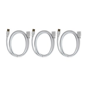 마하링크 USB 연장 3.0 M/F 케이블, 3개, 1.8m