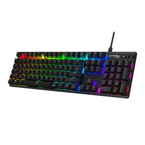 하이퍼엑스 Alloy Oigins RGB 기계식 게이밍 유선 일반형 키보드, 혼합색상, HX-KB6RDX-KO, 적축