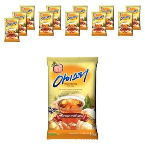대호 복숭아 아이스티 고형차, 1kg, 1개입, 12개