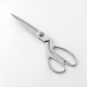 스텐 원단 재단가위 24cm, 실버, 1개