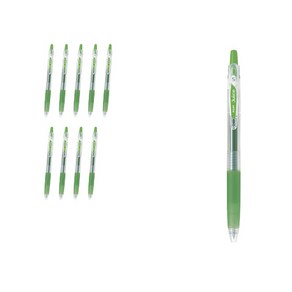 파이롯트 쥬스 젤잉크펜 0.5mm LJU-10EF, 리프그린, 10개
