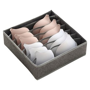 OON 속옷 양말 칸막이 서랍정리함 7칸, 1개, 그레이