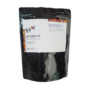 방주 제주푸른콩 된장 봉지, 1kg, 1개