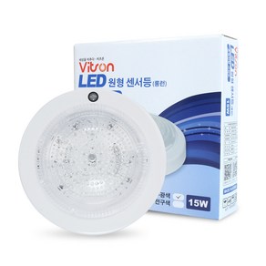 비츠온 LED 원형 센서등 롱런 15W 주광색