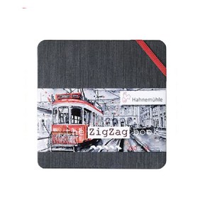 하네뮬레 지그재그 북 정방 14 x 14 cm 300g, 18매