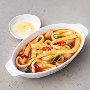 오분떡볶이 납작 + 단무지 4인분 세트 중독맛