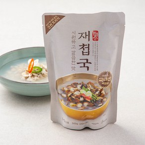 가마솥 재첩국 냉장, 500g, 4개