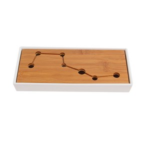 티앤차 직사각 다기트레이 차판 28 x 12 cm