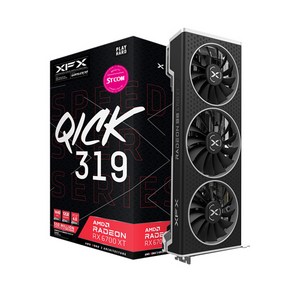 XFX 라데온 RX 6700 XT QICK 319 ULTRA D6 12GB 그래픽카드 (STCOM), XFX RADEON RX 6700 XT QICK 319 Ulta D6 12GB