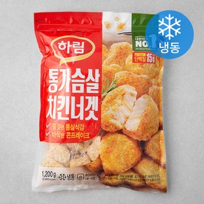 하림 통가슴살 치킨너겟 (냉동), 1.2kg, 1개