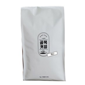 골목커피 업소용 싱글 오리진 케냐 커피 원두, 1kg, 홀빈(분쇄안함), 1개