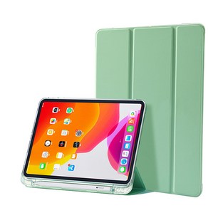 모란카노 애플펜슬 수납 반투명 태블릿PC 케이스 + 스티커