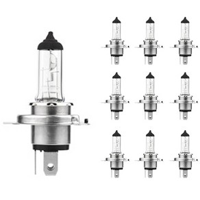 엑셀라이트 순정형 할로겐 전구 H4, 10개