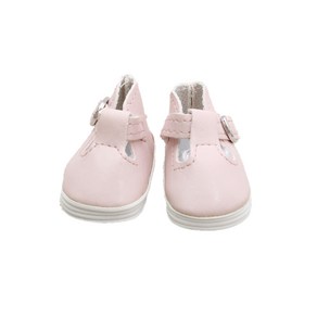 파올라레이나 호환 인조가죽 버클 단화, 핑크, 1개