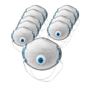 크린탑 안면부 여과식 1급 방진마스크 C336V 10p, 1개, Fee