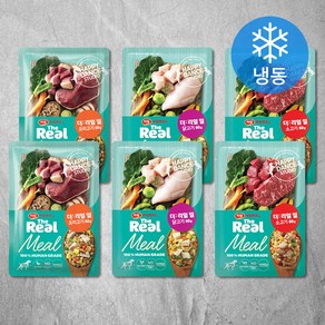 하림펫푸드 전연령 더리얼 밀 강아지 화식 닭고기 60g + 소고기 60g + 오리고기 60g 세트 (냉동), 2세트