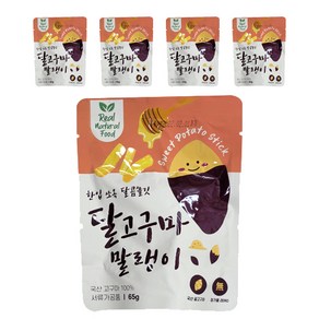 몸애조화 달고구마 말랭이, 65g, 5개