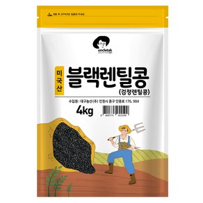 엉클탁 미국산 블랙렌틸콩 검정렌틸콩