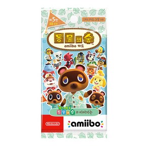 닌텐도 동물의 숲 amiibo 카드 제5탄 랜덤발송 3p, 1개