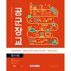 2022 상반기 공군장교 필기시험:학사사관후보생/ 조종분야 가산복무 지원금 지급 대상자/ 예비장교후보생