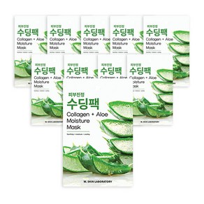 더블유피부연구소 알로에 피부진정 수딩 마스크 22ml