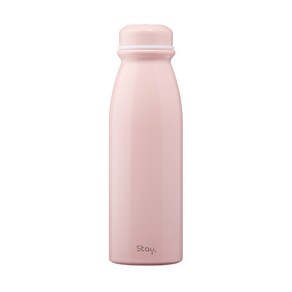 스테이24 보온 보냉 스텐 진공 라이크 초경량 텀블러, 밀크핑크, 450ml